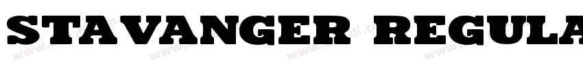STAVANGER Regular字体转换